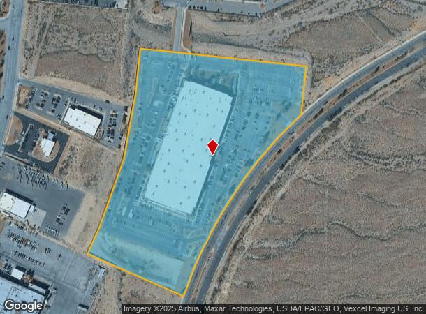 1851 N Resler Dr, El Paso, TX Parcel Map