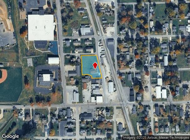  70 N Railroad St, Whiteland, IN Parcel Map