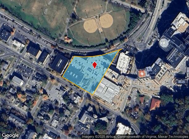  2001 Crystal Spring Ave Sw, Roanoke, VA Parcel Map