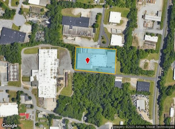 1150 Silver Ct, High Point, NC Parcel Map