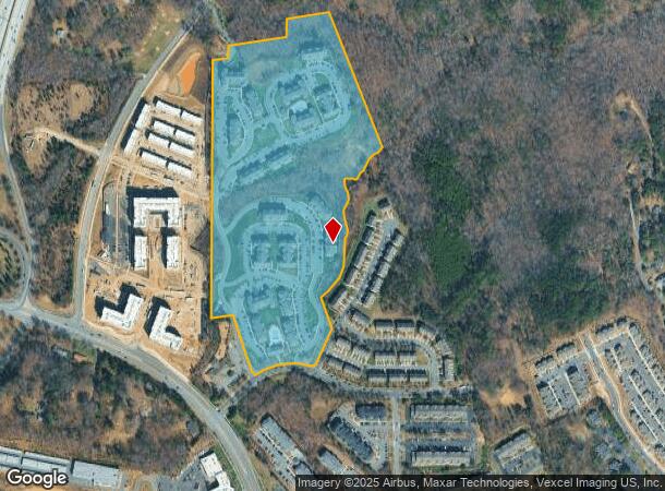 10210 Red Crest Ln, Charlotte, NC Parcel Map