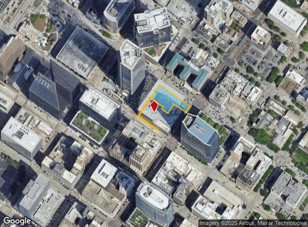 601 Travis St, Houston, TX Parcel Map