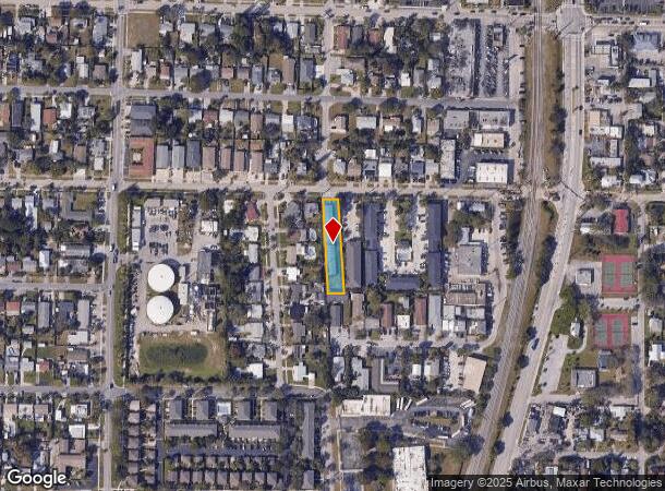 352 W Pine St, Lantana, FL Parcel Map