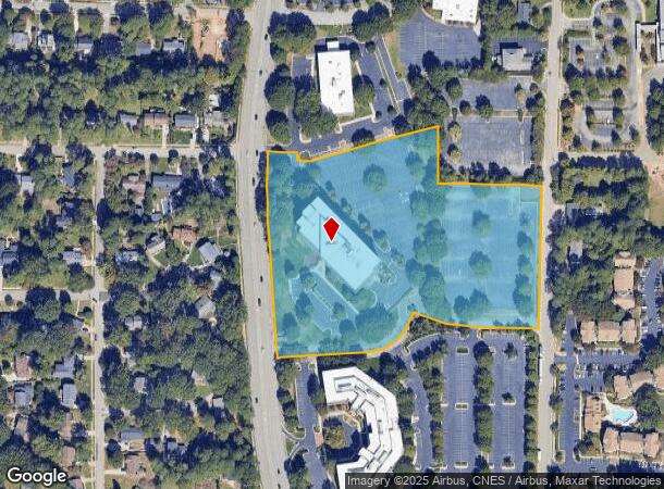 4800 Falls Of Neuse Rd, Raleigh, NC Parcel Map