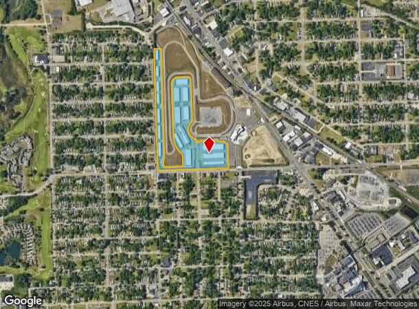  1 Straightaway Dr, Pontiac, MI Parcel Map