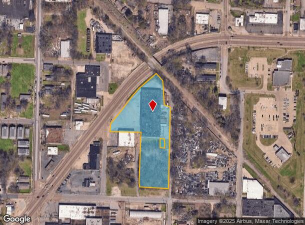845 E Eh Crump Blvd, Memphis, TN Parcel Map