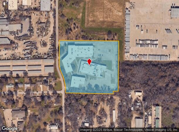  1097 Yates St, Lewisville, TX Parcel Map