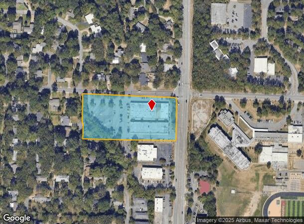  1100 N University Ave, Little Rock, AR Parcel Map