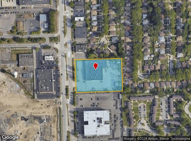  21800 Greenfield Rd, Oak Park, MI Parcel Map