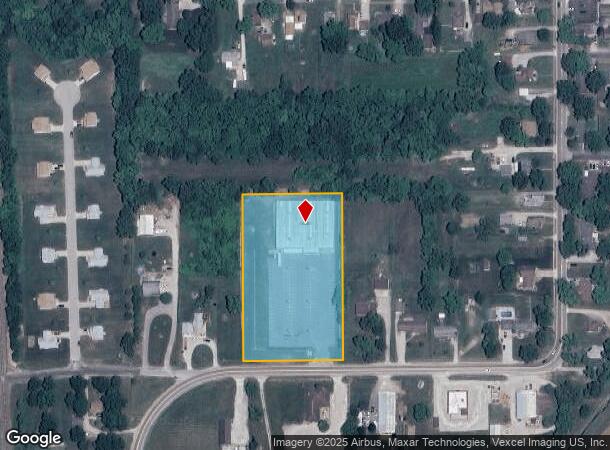 1255 S Hackman St, Staunton, IL Parcel Map