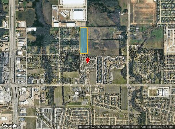  2531 W Pleasant Run Rd, Lancaster, TX Parcel Map
