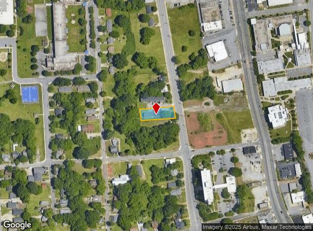  638 S Elm St, High Point, NC Parcel Map