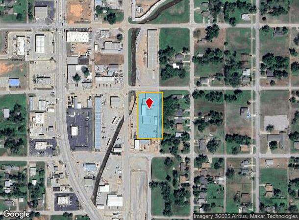  1301 S 3Rd St, Chickasha, OK Parcel Map