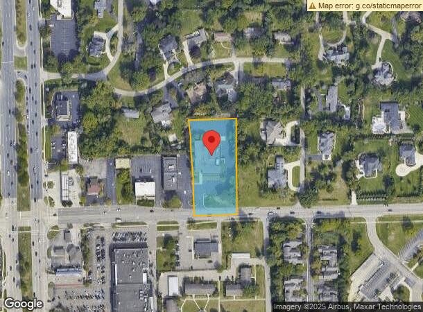  800 W Long Lake Rd, Bloomfield Hills, MI Parcel Map