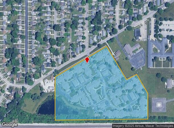 3012 Arielle Ave, Anderson, IN Parcel Map