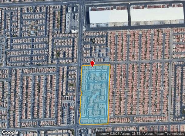  7600 S Jones Blvd, Las Vegas, NV Parcel Map