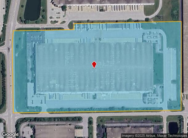  2516 Airwest Blvd, Plainfield, IN Parcel Map