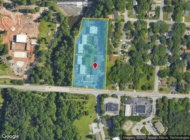 502 W Main St, Jamestown, NC Parcel Map
