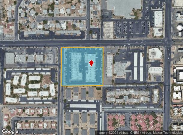  4525 Spring Mountain Rd, Las Vegas, NV Parcel Map