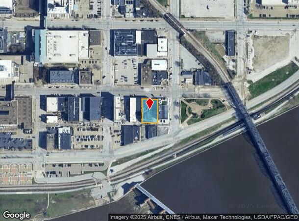  321 E 2Nd St, Davenport, IA Parcel Map