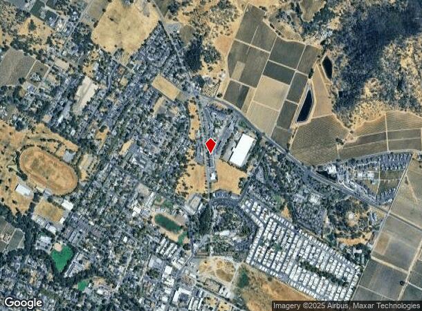  1862 Lincoln Ave, Calistoga, CA Parcel Map