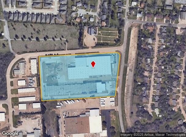 600 S 2Nd Ave, Mansfield, TX Parcel Map