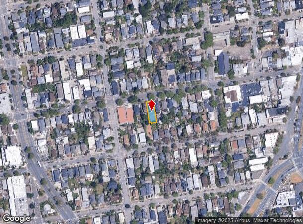 1614 Alcatraz Ave, Berkeley, CA Parcel Map