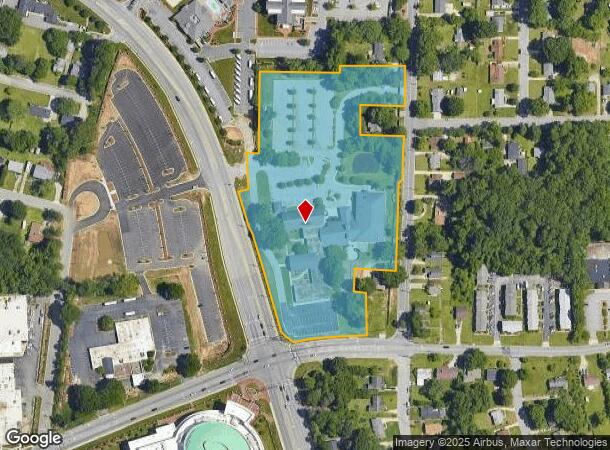 1300 N University Pkwy, High Point, NC Parcel Map