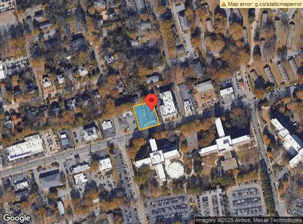  496 Baxter St, Athens, GA Parcel Map