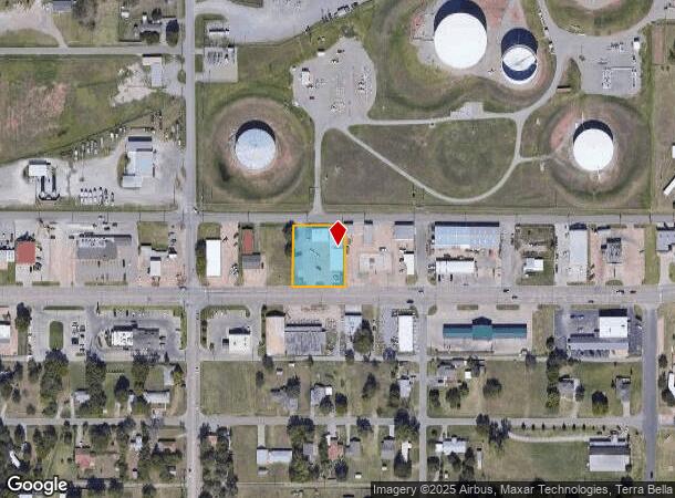 1430 E Main St, Cushing, OK Parcel Map