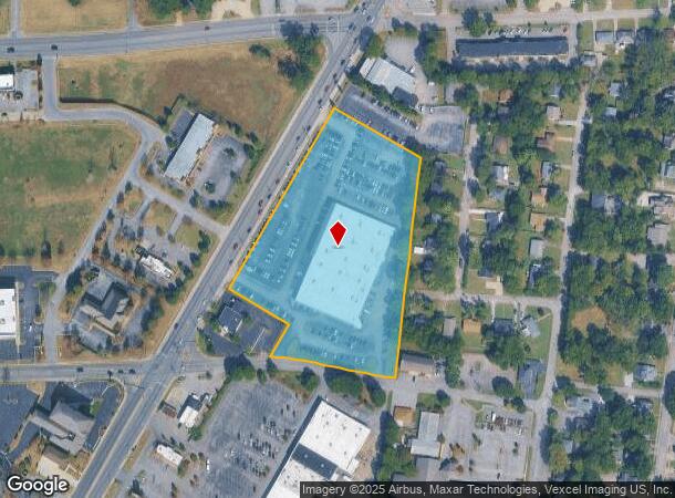  814 Memorial Blvd, Murfreesboro, TN Parcel Map
