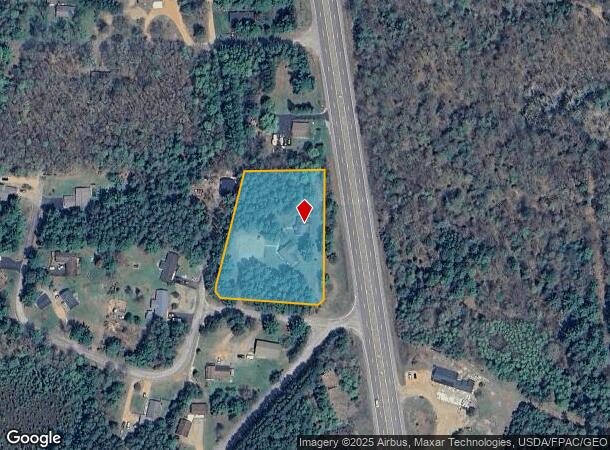  7076 Semrau Trl, Hazelhurst, WI Parcel Map