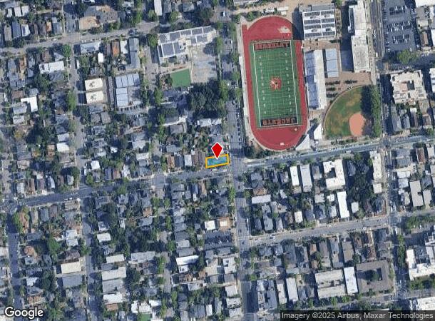 1843 Channing Way, Berkeley, CA Parcel Map