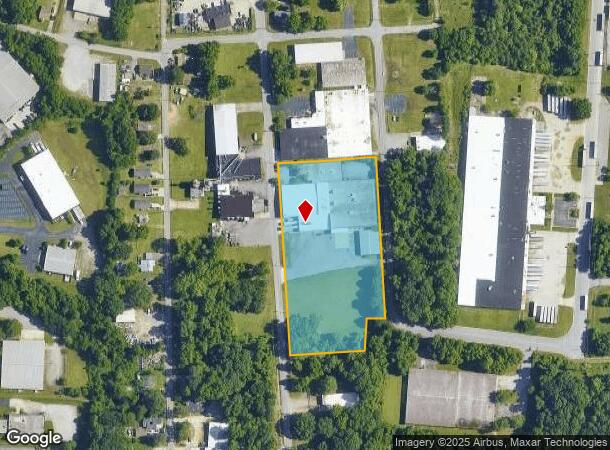  213 Woodbine St, High Point, NC Parcel Map