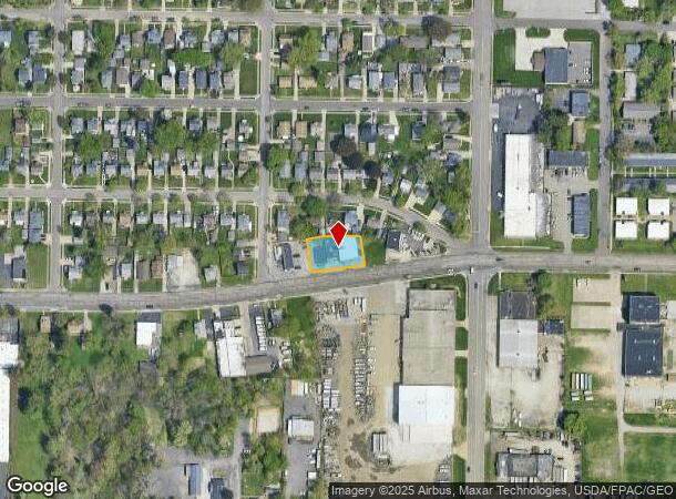  1209 Triplett Blvd, Akron, OH Parcel Map