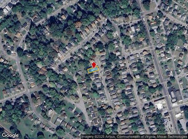  1501 7Th St Se, Roanoke, VA Parcel Map