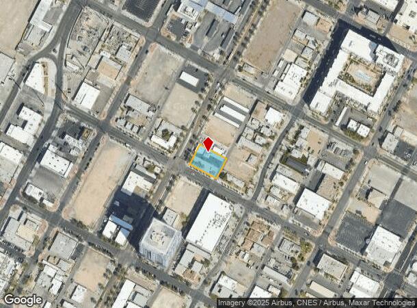  723 S Casino Center Blvd, Las Vegas, NV Parcel Map