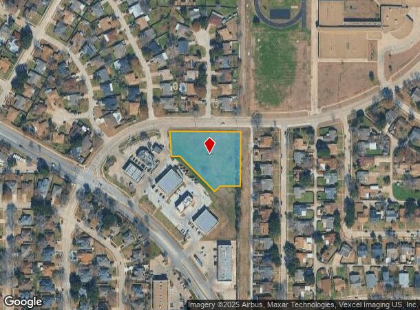  3640 Corn Valley Rd, Grand Prairie, TX Parcel Map