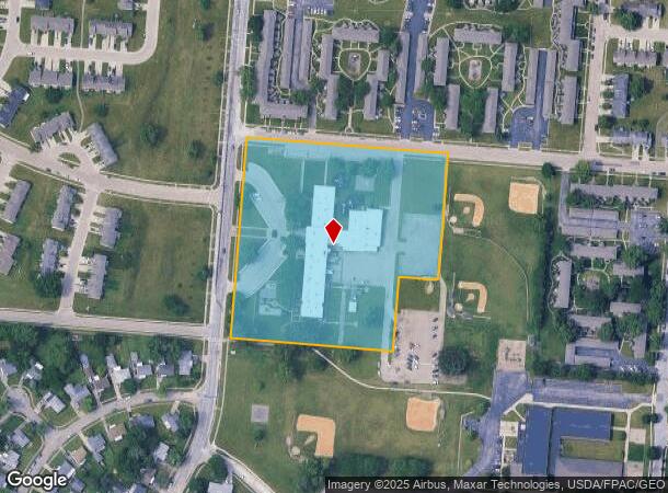  6933 Spinning Rd, Dayton, OH Parcel Map