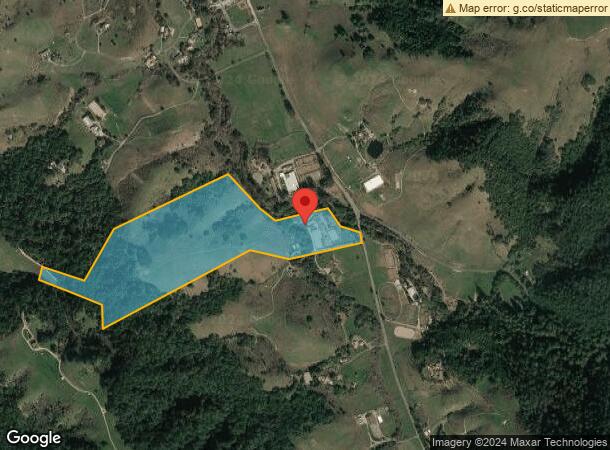  3421 Nicasio Valley Rd, Nicasio, CA Parcel Map