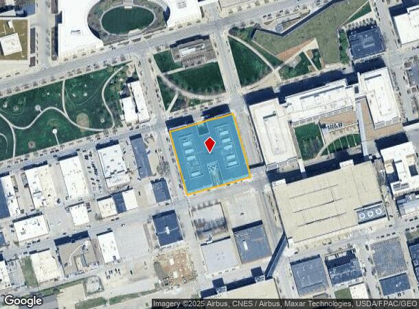  1200 Locust St, Des Moines, IA Parcel Map