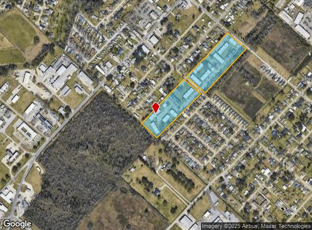 1300 Laban Ave, Houma, LA Parcel Map