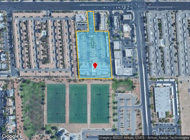  7881 W Charleston Blvd, Las Vegas, NV Parcel Map