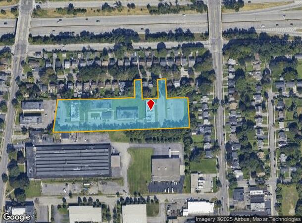 87 Resolute St, Rochester, NY Parcel Map