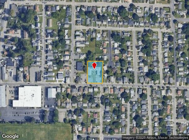 258 Columbus Ave, Pawtucket, RI Parcel Map