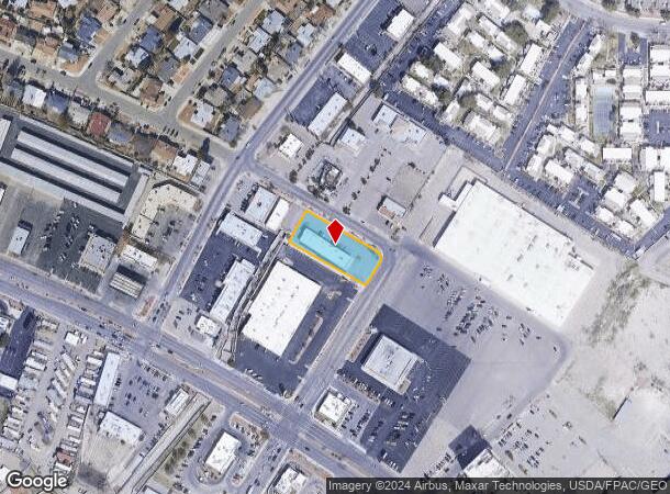  6100 Dew Dr, El Paso, TX Parcel Map