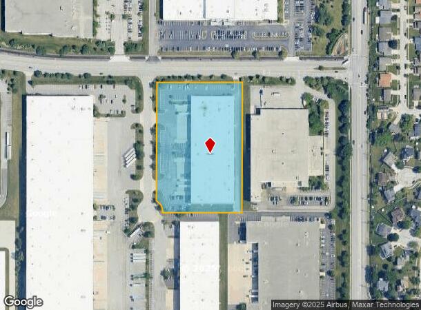  883 Carol Ct, Carol Stream, IL Parcel Map