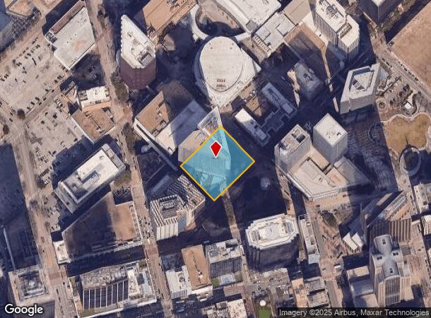 1601 Bryan St, Dallas, TX Parcel Map