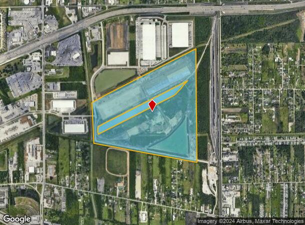  2650 East Fwy, Baytown, TX Parcel Map