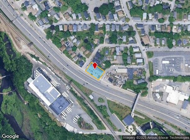  687 Millbury St, Worcester, MA Parcel Map